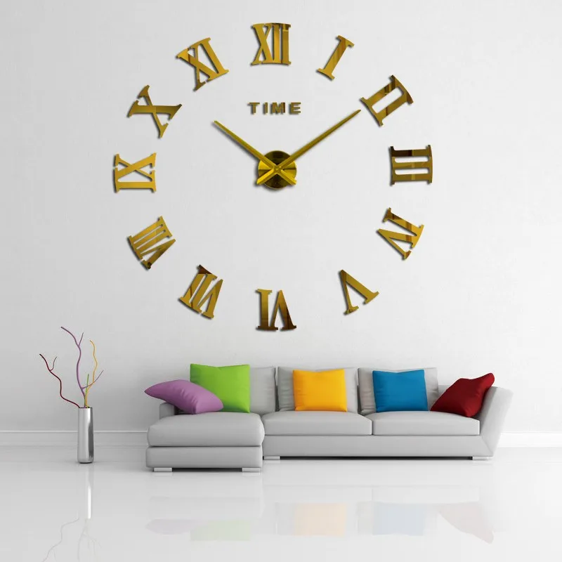 3D Quartz Wall Clock Modern Design Real Big Acrylic Wall Clocks Mirror Wall Sticker Large Decoration Clock For Home Living Room
3D Quartz Wall Clock Modern Design Real Big Acrylic Wall Clocks Mirror Wall Sticker Large Decoration Clock For Home Living Room