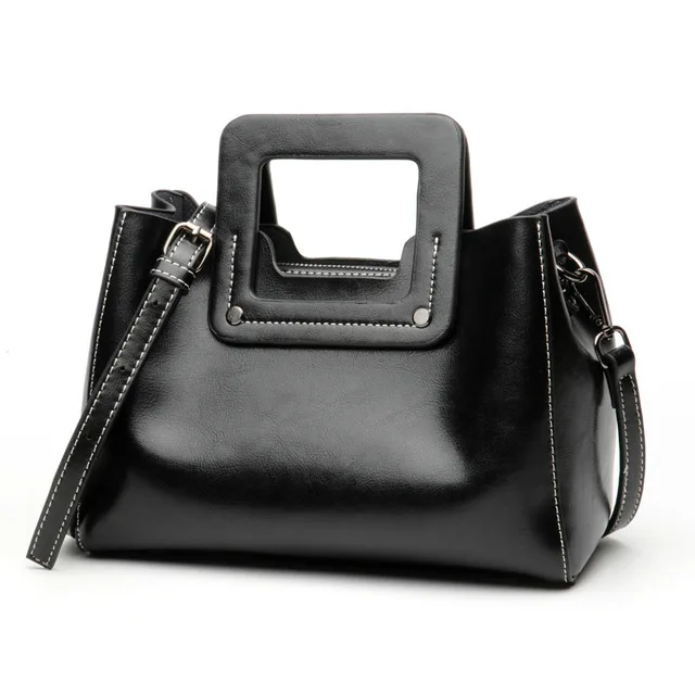 Women's 100% Genuine Leather Handbag Cowhide Leather Tote Bag Fashion Ladies Hand Bag Bolsas femininas Female Shoulder Bag
Women's 100% Genuine Leather Handbag Cowhide Leather Tote Bag Fashion Ladies Hand Bag Bolsas femininas Female Shoulder Bag