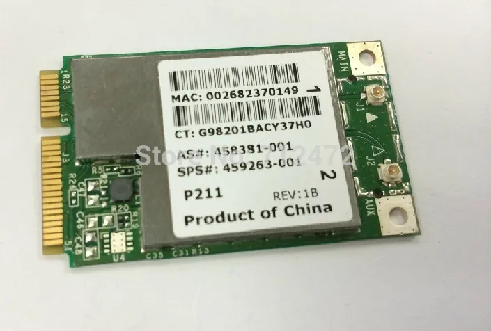 SSEA оптовая продажа оригинальная новинка для Broadcom BCM94312MCG BCM4312 Беспроводная мини карта PCI-E для HP 54 Мбит/с
SSEA оптовая продажа оригинальная новинка для Broadcom BCM94312MCG BCM4312 Беспроводная мини карта PCI-E для HP 54 Мбит/с
