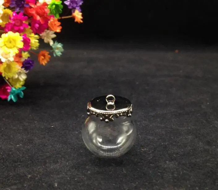 100pcss 20*15mm glass globe with antique Gun black findings set glass bubble glass vial pendant fashion diy jewelry accessory
100pcss 20*15mm glass globe with antique Gun black findings set glass bubble glass vial pendant fashion diy jewelry accessory