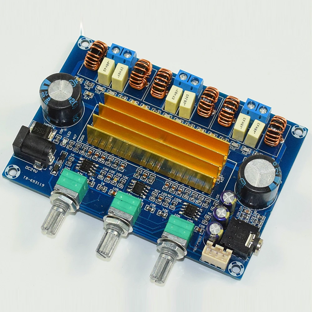 K.GUSS K290 TPA3116D2 * 2 2,1 HIFI плата цифрового аудио усилителя 100 Вт + 50 Вт * 2
K.GUSS K290 TPA3116D2 * 2 2,1 HIFI плата цифрового аудио усилителя 100 Вт + 50 Вт * 2