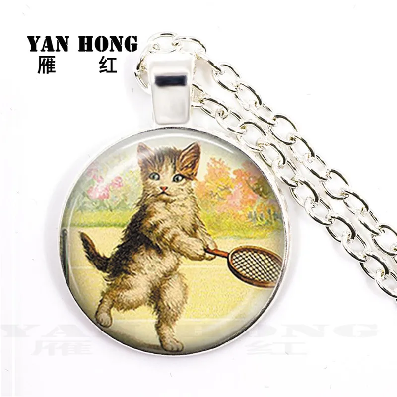 Keep calm, love cat 25MM glass crystal necklace cat owner's gift, handmade is a friend's birthday gift
Keep calm, love cat 25MM glass crystal necklace cat owner's gift, handmade is a friend's birthday gift