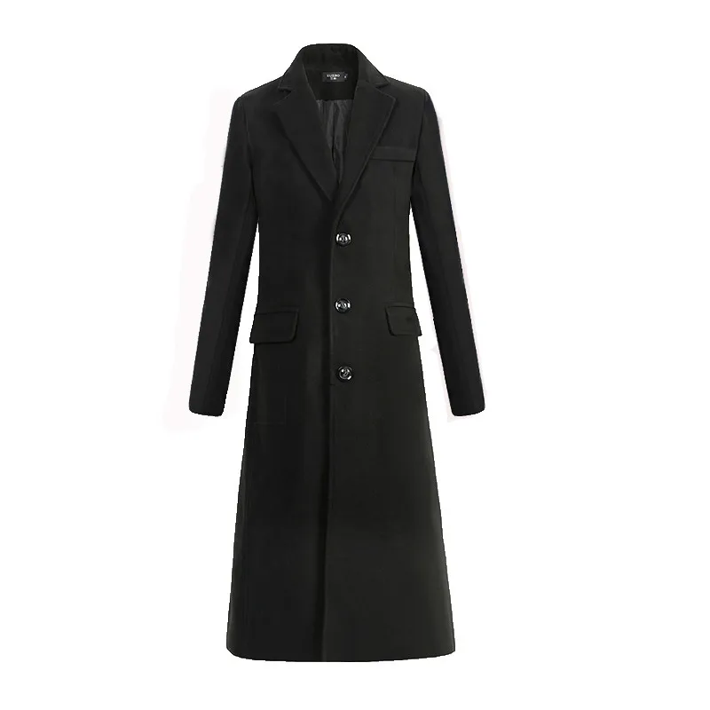 New Autumn and Winter Fine Wool Woolen Cloth Men's Fashion Leisure Business A Long Black Trench Coat Male Casual Trench Coat Men
New Autumn and Winter Fine Wool Woolen Cloth Men's Fashion Leisure Business A Long Black Trench Coat Male Casual Trench Coat Men