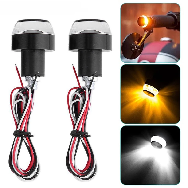 2pcs 12v Motorcycle Turn Signals Indicators 22mm Handle Bar End Motorcycle Flasher Blinker Grip Plug Turn Signal Light
2pcs 12v Motorcycle Turn Signals Indicators 22mm Handle Bar End Motorcycle Flasher Blinker Grip Plug Turn Signal Light