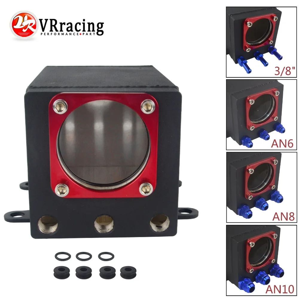 VR - 60mm External 044 fuel pump tank racing Black Billet Aluminium Oil catch Can Single Fuel Surge Tank VR-TK93
VR - 60mm External 044 fuel pump tank racing Black Billet Aluminium Oil catch Can Single Fuel Surge Tank VR-TK93