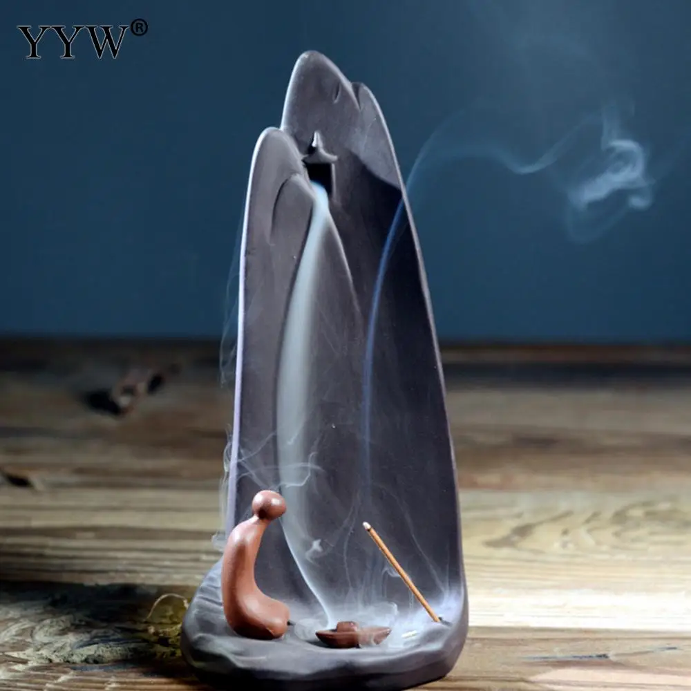 Держатель для благовоний Backflow, креативные конусы для благовоний в виде водопада, держатель для палочек, буддийский храм, аксессуар 
Держатель для благовоний Backflow, креативные конусы для благовоний в виде водопада, держатель для палочек, буддийский храм, аксессуар