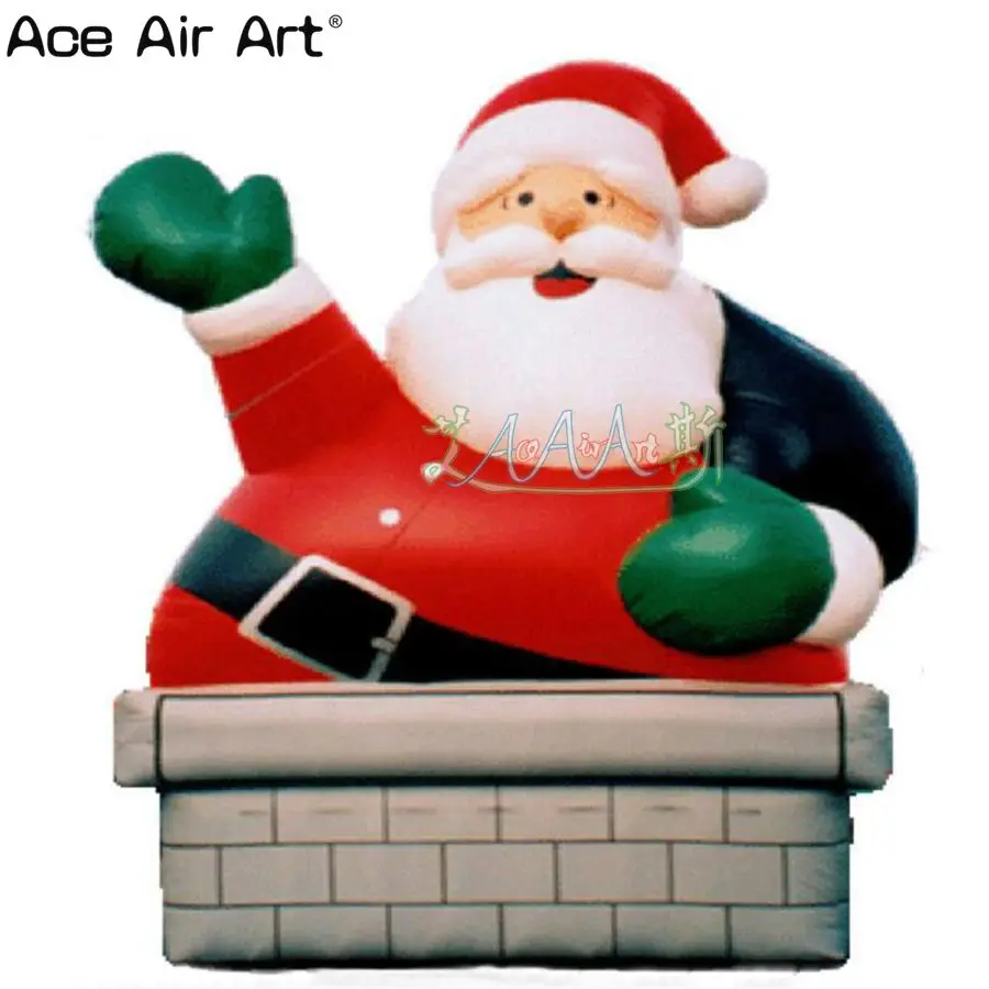 Perfect Idea Santa Claus 3m H Inflatable Christmas Master Giant Santa With Gifts Bag Rises from Chimney 
Perfect Idea Santa Claus 3m H Inflatable Christmas Master Giant Santa With Gifts Bag Rises from Chimney