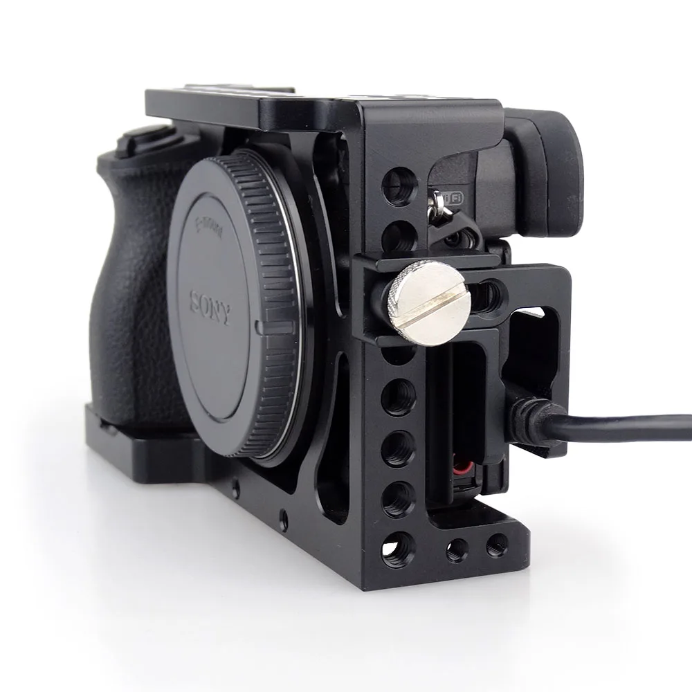 MAGICRIG Камера клетка с совместимому HDMI Кабельный зажим для Sony A6400/ A6000/ A6300/ A6500