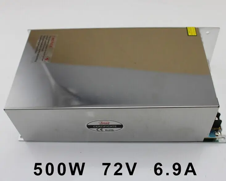 500W 72V 6.9A 220V INPUT Single Output Switching power supply for LED Strip light AC to DC
500W 72V 6.9A 220V INPUT Single Output Switching power supply for LED Strip light AC to DC