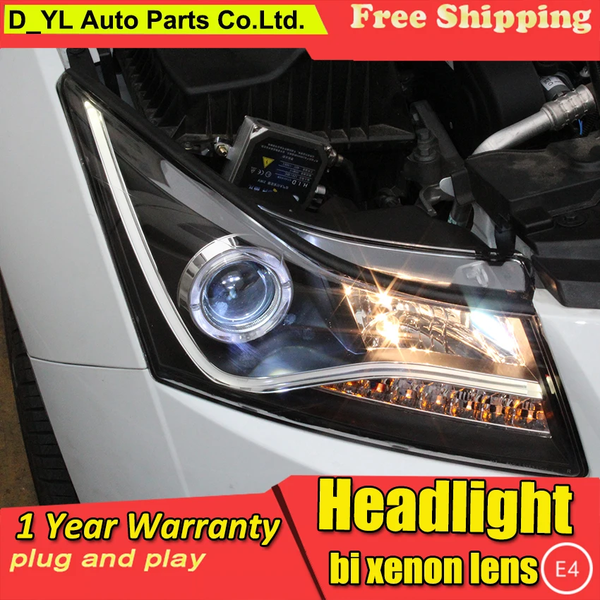 Автомобильная фара DY_L для Chevrolet Cruze 2009 2015 светодиодный ные фары DRL H7/D2H HID