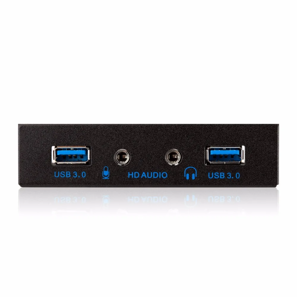 USB 3.0 2-Порты и разъёмы 3.5 дюймов из металла спереди Панель usb-концентратор с 1 HD