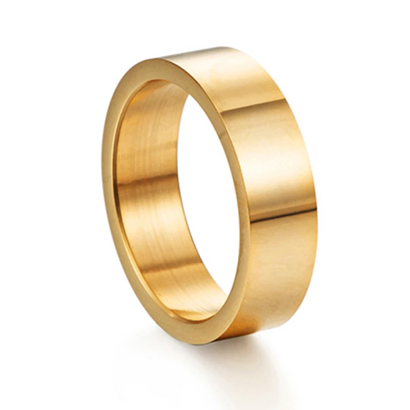 Gothic Stainless Steel Gold Color Black Rings for Women Men Width 6mm Fashion Couple Simple FashionJewelry
Gothic Stainless Steel Gold Color Black Rings for Women Men Width 6mm Fashion Couple Simple FashionJewelry