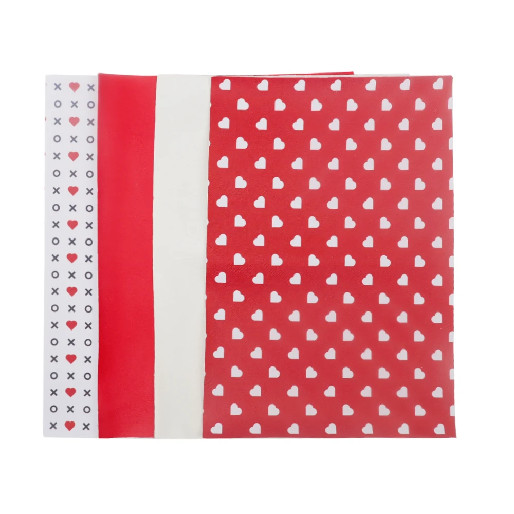 22cm*30cm Synthetic Leather Mixed Red Fabric Sheet Festival Glitter Printed Love Heart DIY Hairbow Accessories Handmade Material 
22cm*30cm Synthetic Leather Mixed Red Fabric Sheet Festival Glitter Printed Love Heart DIY Hairbow Accessories Handmade Material