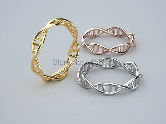 Wholesale Plating Silver gold and rose gold DNA Ring ,Plating Silver Chemistry Ring, Science Ring, Molecule Ring 12pcs/lot
Wholesale Plating Silver gold and rose gold DNA Ring ,Plating Silver Chemistry Ring, Science Ring, Molecule Ring 12pcs/lot