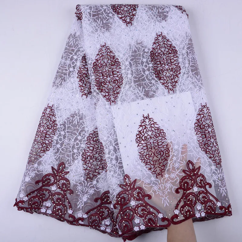 African Lace Fabrics With Stones Embroidery French Lace Fabrics Mesh Tulle Lace Fabric High Quality Nigerian Lace A1483
African Lace Fabrics With Stones Embroidery French Lace Fabrics Mesh Tulle Lace Fabric High Quality Nigerian Lace A1483