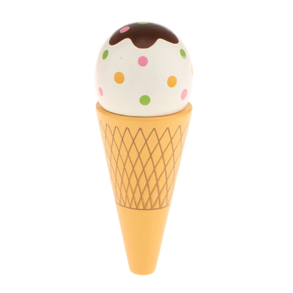 MagiDeal Simulation 1Pc Wooden Magnet Connected Ice Cream Cone Food Model for Children Pretend Play House Kitchen Toy 2Colors
MagiDeal Simulation 1Pc Wooden Magnet Connected Ice Cream Cone Food Model for Children Pretend Play House Kitchen Toy 2Colors