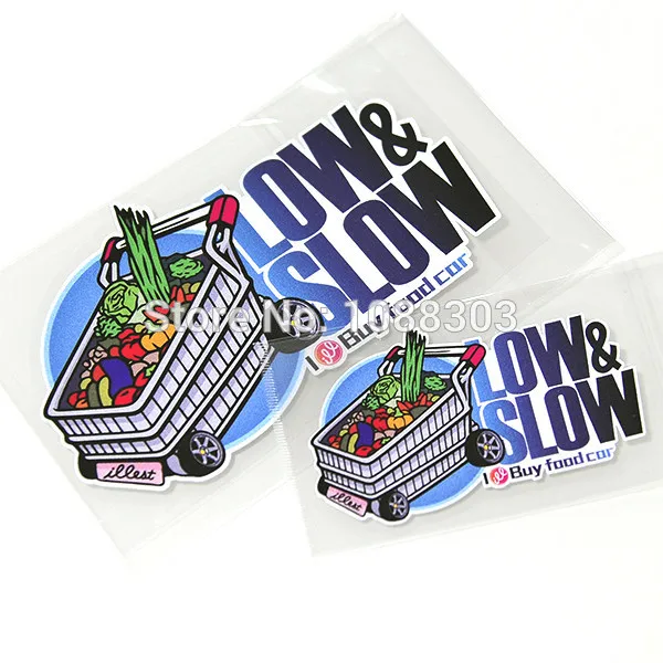 2x Funny Shopping Buy Food LOW&SLOW ILLEST Motorcycle Bike Helmet Skateboard Sticker Decals Car Styling
2x Funny Shopping Buy Food LOW&SLOW ILLEST Motorcycle Bike Helmet Skateboard Sticker Decals Car Styling