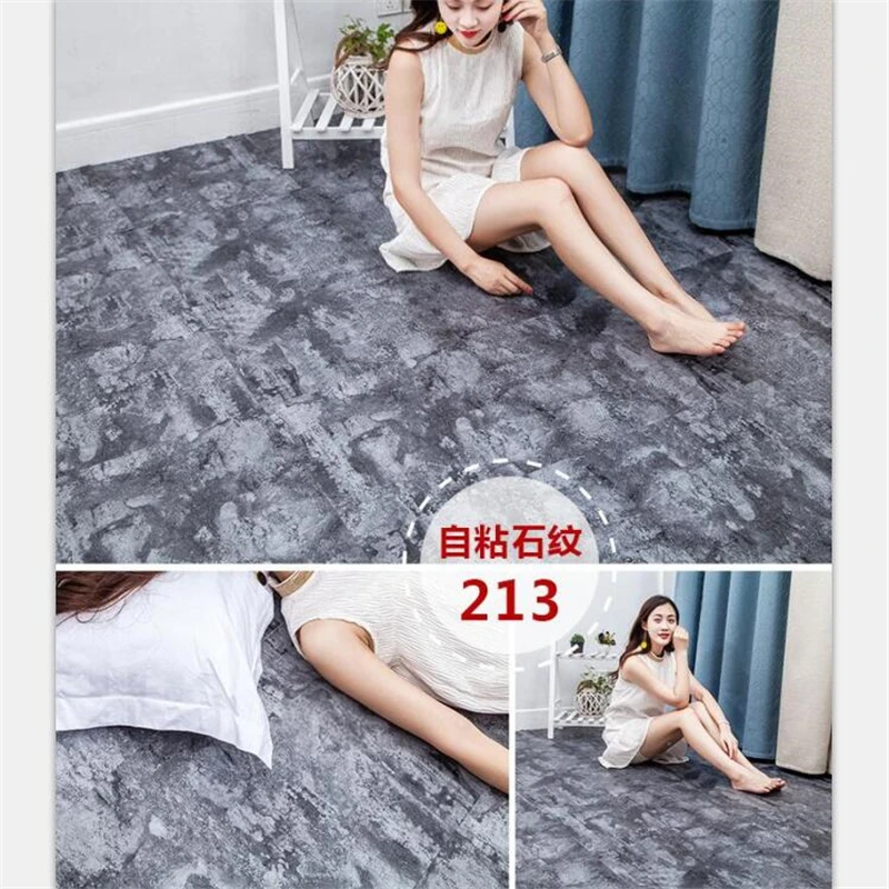 beibehang Self-adhesive pvc plastic sheet flooring thick wear-resistant waterproof stone pattern carpet floor plastic assembly
beibehang Self-adhesive pvc plastic sheet flooring thick wear-resistant waterproof stone pattern carpet floor plastic assembly