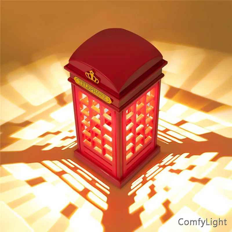 Adjustable Retro Night Light London Telephone Booth Christmas gift Bedside Table Lamp USB Battery Dual-Use LED Energy Saving
Adjustable Retro Night Light London Telephone Booth Christmas gift Bedside Table Lamp USB Battery Dual-Use LED Energy Saving