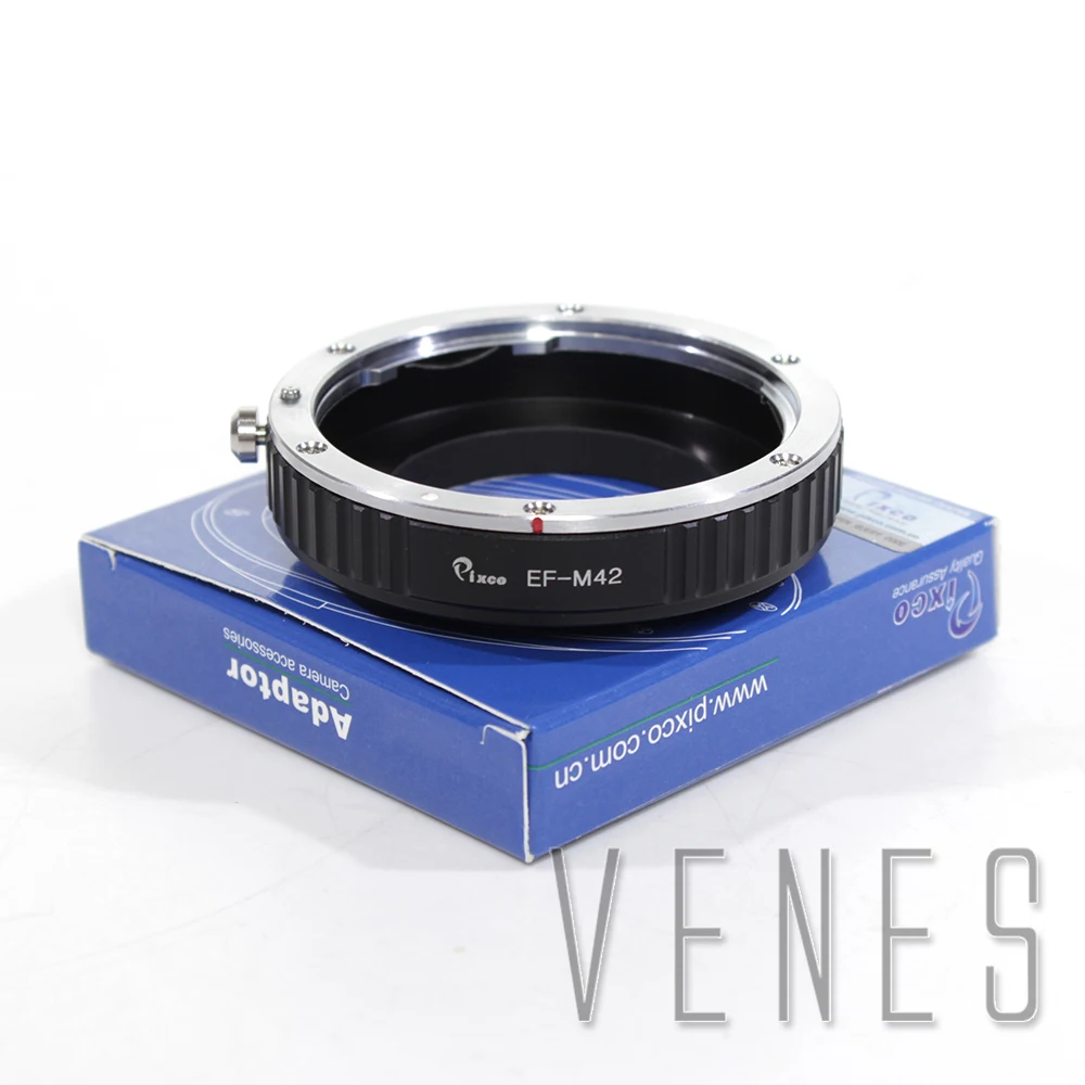 VENES Adapter ring For EOS-M42,Lens adapter Suit For Canon for EOS lens to M42 Screw Mount Camera
VENES Adapter ring For EOS-M42,Lens adapter Suit For Canon for EOS lens to M42 Screw Mount Camera