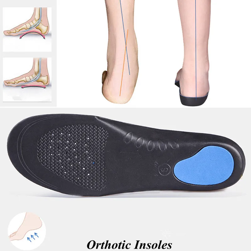 

2018 Unisex Orthotic Arch Support Insoles orthopedic EVA Breathable Insole Shock Absorption Massage Shoepad for Man and Women