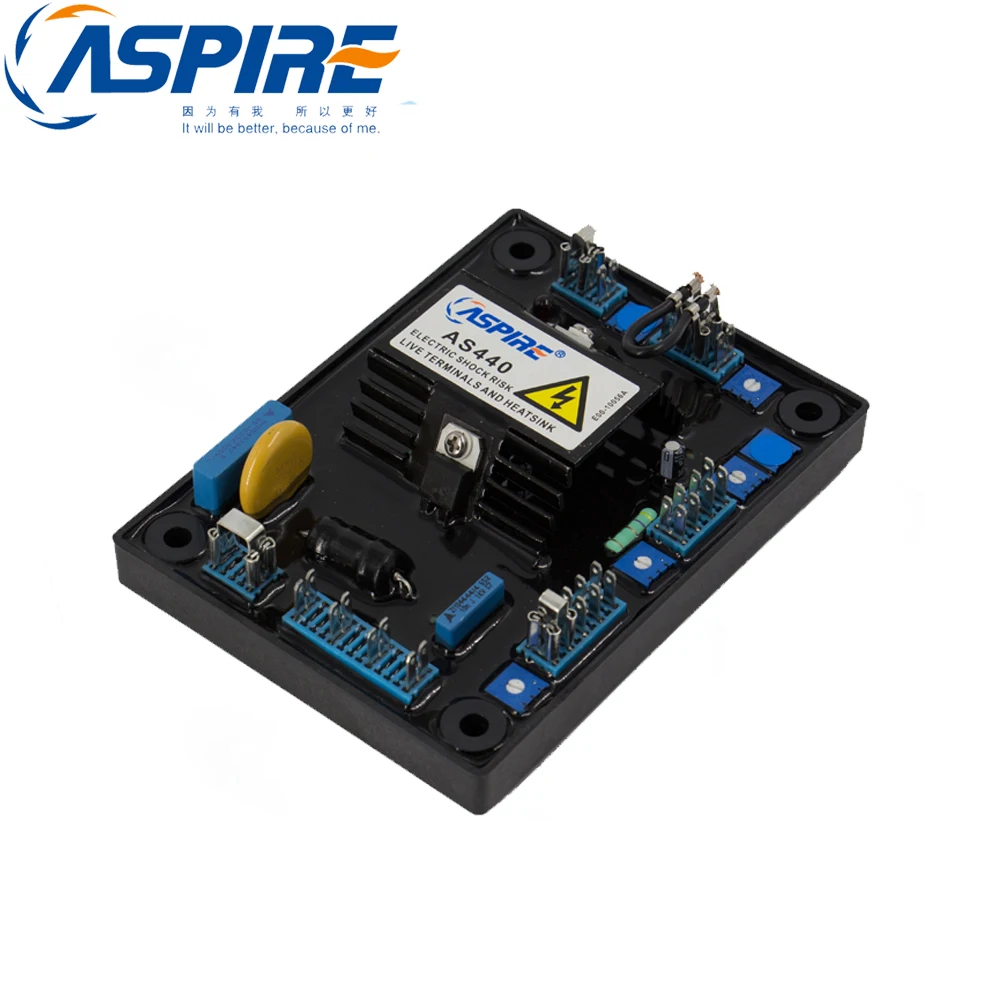 Aspire Spare Parts AVR China Generator AVR AS440 Automatic Voltage Regulator for Stamford Brushless Alternator
Aspire Spare Parts AVR China Generator AVR AS440 Automatic Voltage Regulator for Stamford Brushless Alternator
