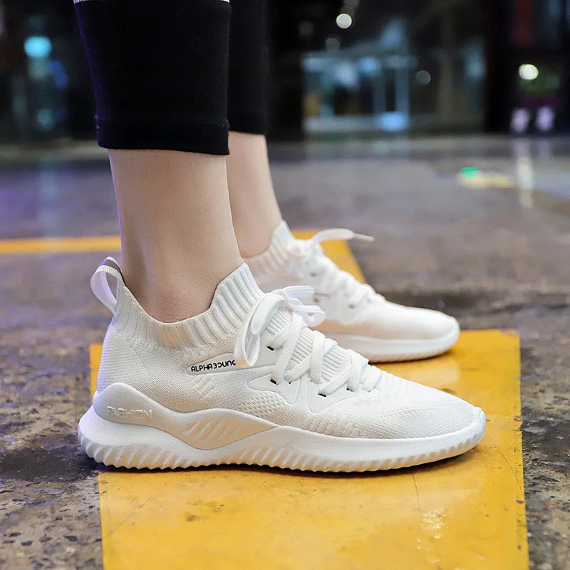 Женские кроссовки для бега Dwayne дышащие тканевые в Корейском стиле студентов