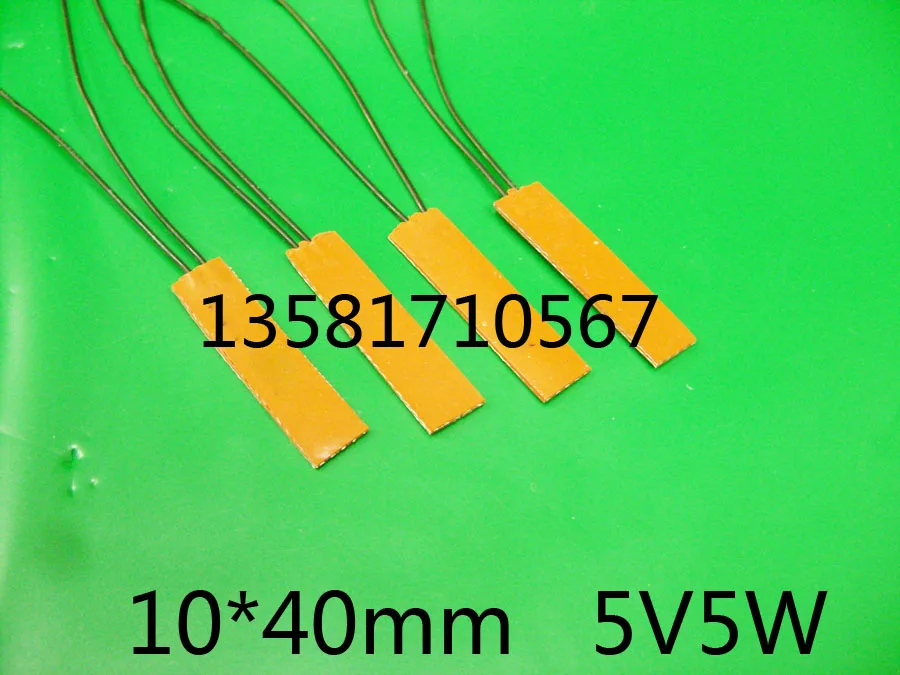 Low-pressure Silicone Heating Plate Heater Heating Sheet Micro-thin Heating Sheet 10*40mm5V5W 2pieces
Low-pressure Silicone Heating Plate Heater Heating Sheet Micro-thin Heating Sheet 10*40mm5V5W 2pieces
