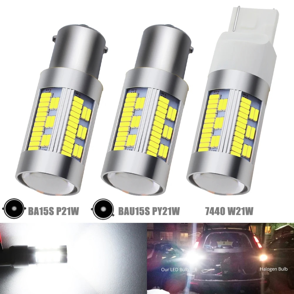 2pcs 1156 BA15S P21W LED BAU15S PY21W LED T20 7440 W21W LED 3014 SMD White Car Backup Reverse Lights Auto Turn Signal Lamp
2pcs 1156 BA15S P21W LED BAU15S PY21W LED T20 7440 W21W LED 3014 SMD White Car Backup Reverse Lights Auto Turn Signal Lamp