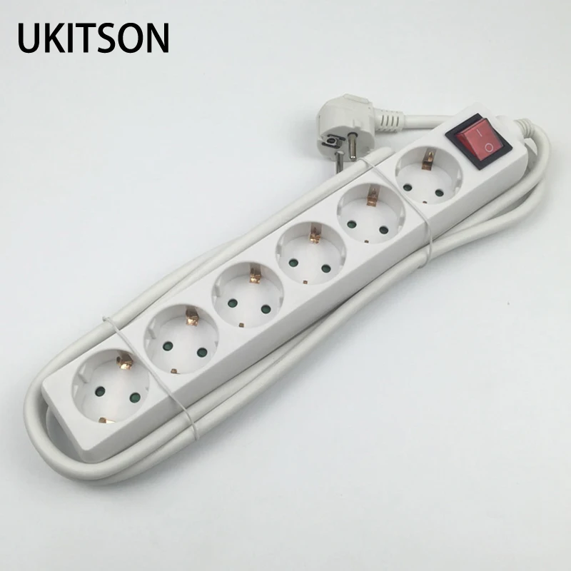 Power Strip Sockets Portable Strip EU DE Plug Adapter 3 4 5 6 Ports Outlet Extension Socket With CE GS Mark
Power Strip Sockets Portable Strip EU DE Plug Adapter 3 4 5 6 Ports Outlet Extension Socket With CE GS Mark