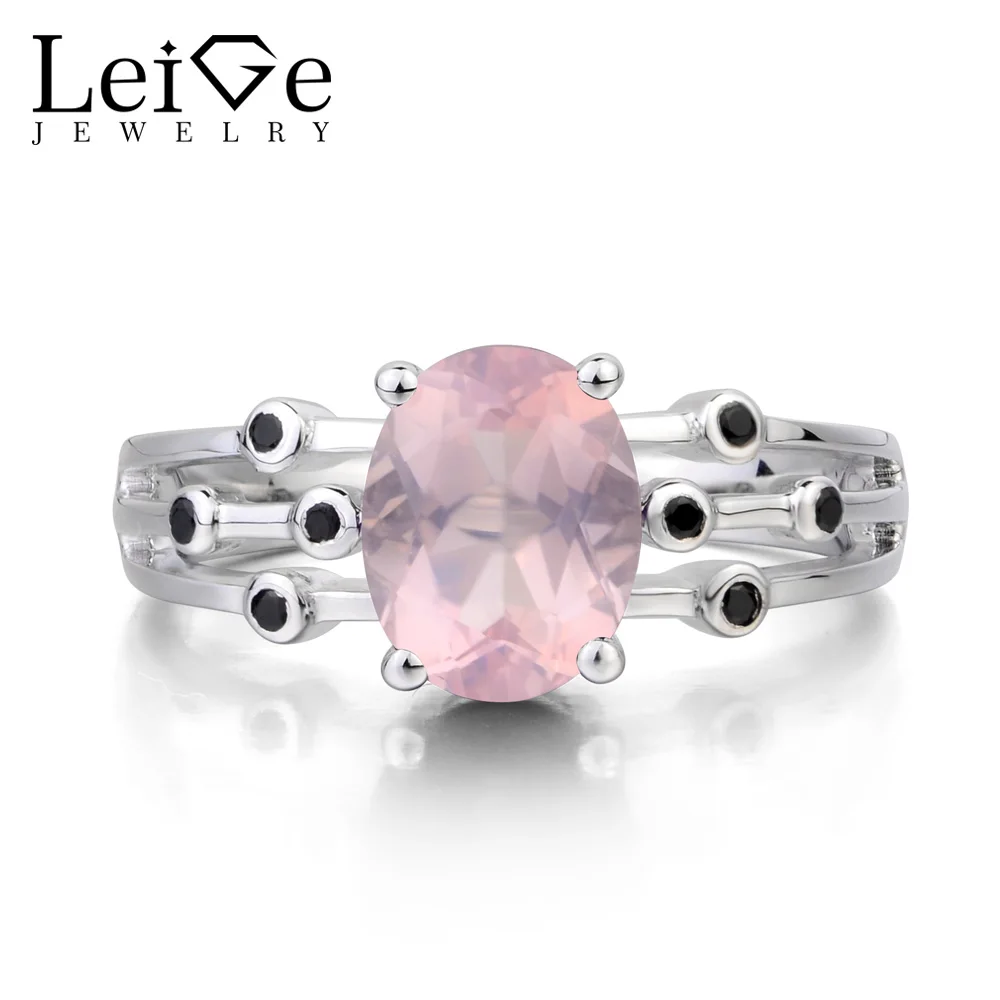 Leige Jewelry Natural Pink Quartz Ring Engagement Ring Pink Gemstone Oval Cut Gemstone 925 Sterling Silver Ring Gifts for Women
Leige Jewelry Natural Pink Quartz Ring Engagement Ring Pink Gemstone Oval Cut Gemstone 925 Sterling Silver Ring Gifts for Women