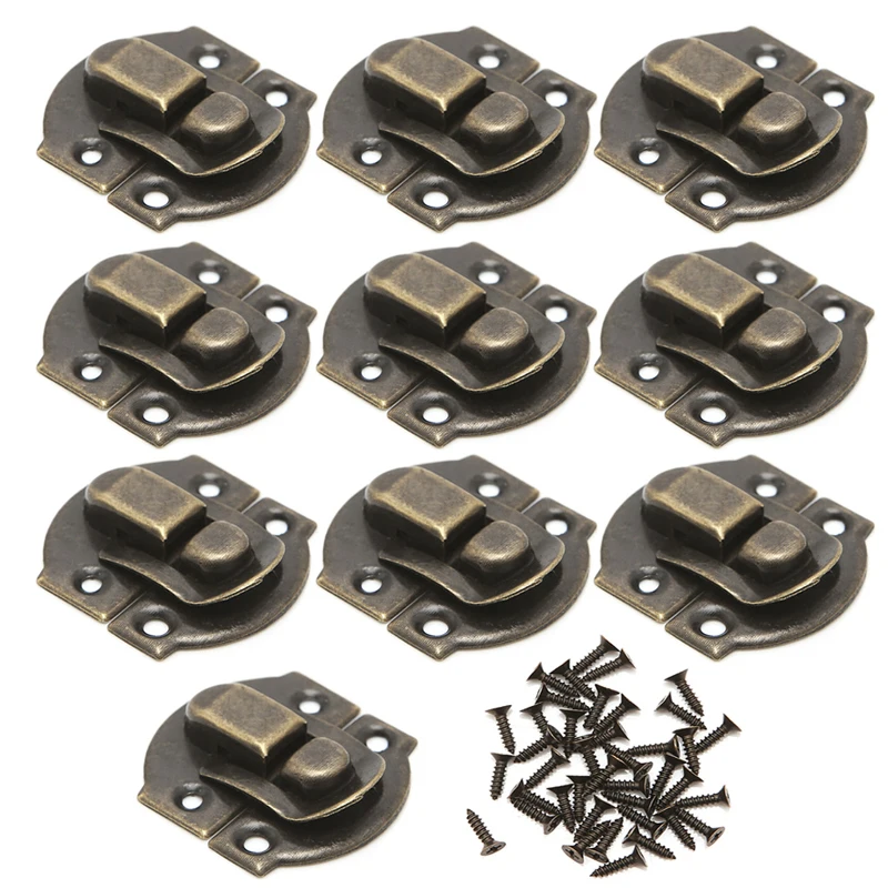 10PCS Antique Lock Wooden Jewelry Box Decorative Padlock 20x21mm Metal Hasps Latch With Screw Vintage Furniture Hardware
10PCS Antique Lock Wooden Jewelry Box Decorative Padlock 20x21mm Metal Hasps Latch With Screw Vintage Furniture Hardware