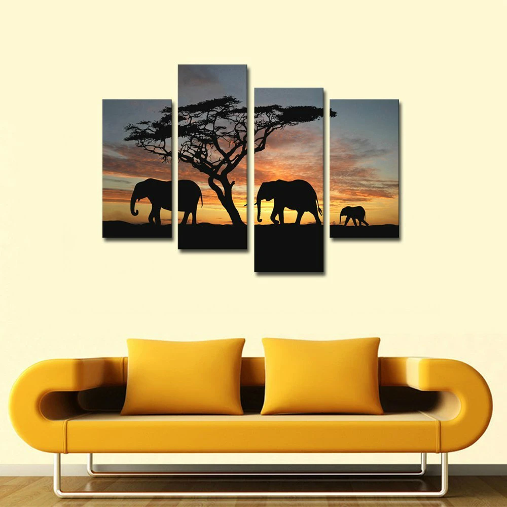 African Elephants Family Sunset Animals Wall Art Canvas Painting for Dining Room Wall Decor Canvas Prints Home Decor Drop Ship
African Elephants Family Sunset Animals Wall Art Canvas Painting for Dining Room Wall Decor Canvas Prints Home Decor Drop Ship