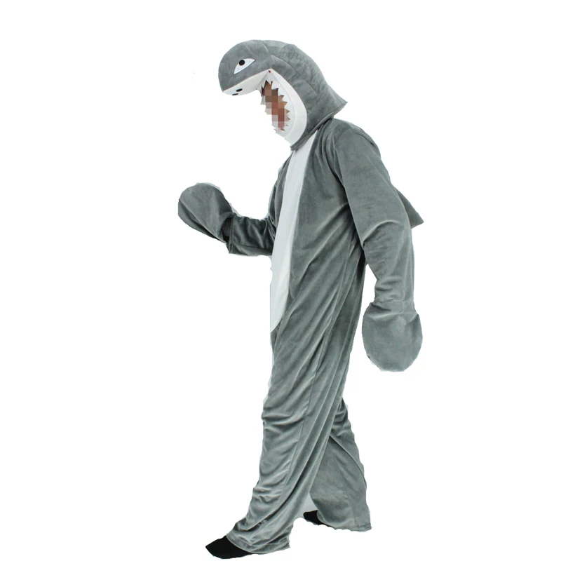 Adult Shark Costume Pyjamas Cute Mascot Gray Shark Funny Cosplay Fleece Fullbody Animal Party Halloween Costumes For Women Man
Adult Shark Costume Pyjamas Cute Mascot Gray Shark Funny Cosplay Fleece Fullbody Animal Party Halloween Costumes For Women Man