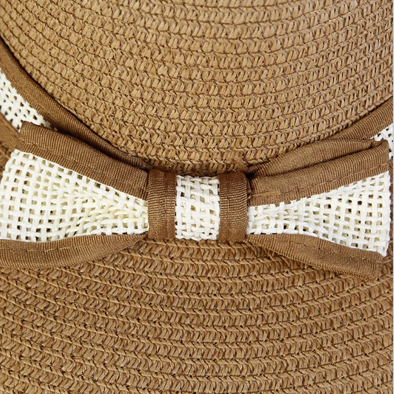 Delicate lovely New Sunscreen Girl adult female Women summer straw hat stripes bow beach Big edge hat Repair high quality lm20
Delicate lovely New Sunscreen Girl adult female Women summer straw hat stripes bow beach Big edge hat Repair high quality lm20