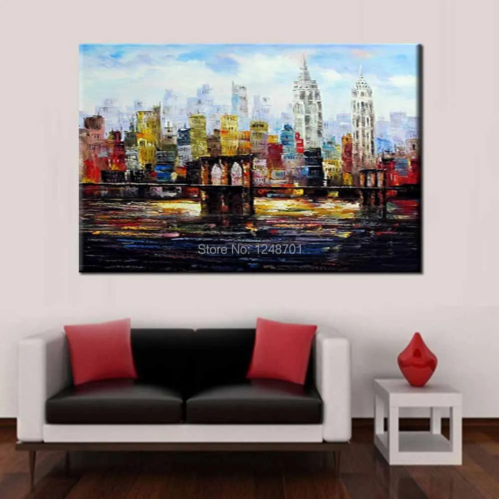 Hand Painted Abstract Impasto Buildings Cityscape Oil Painting on Canvas Landscape Wall Art Picture Living Room Home Wall Decor
Hand Painted Abstract Impasto Buildings Cityscape Oil Painting on Canvas Landscape Wall Art Picture Living Room Home Wall Decor