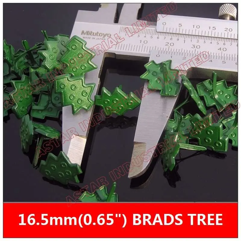 Wholesale Scrapbooking Brads, Free Shipping, around 17mm tall metal christmas tree ,50pcs/lot
Wholesale Scrapbooking Brads, Free Shipping, around 17mm tall metal christmas tree ,50pcs/lot