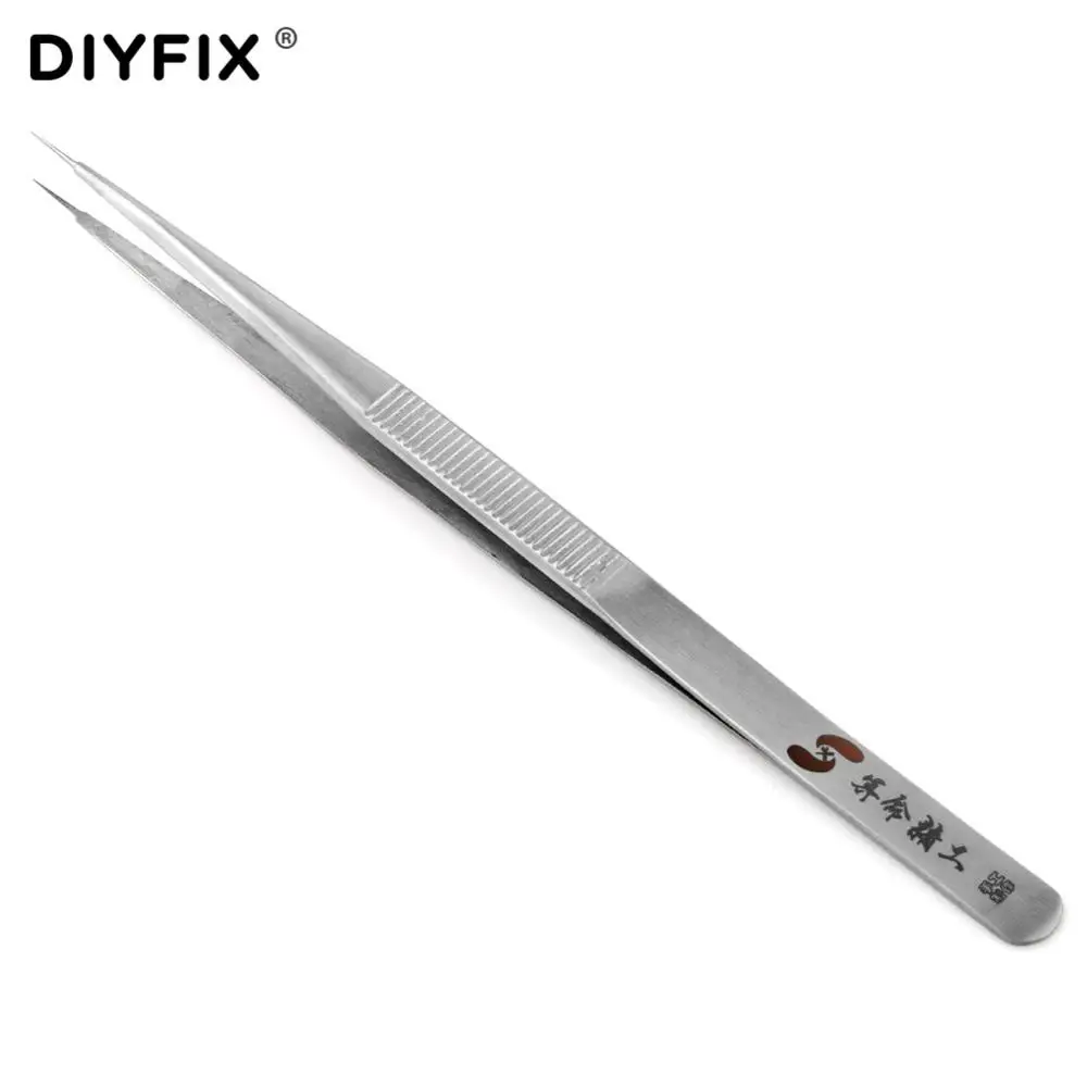 Ultra Thin Precision Tweezers Stainless Steel Anti-static Antimagnetic Forceps for Electronic Components Maintenance Repair Tool
Ultra Thin Precision Tweezers Stainless Steel Anti-static Antimagnetic Forceps for Electronic Components Maintenance Repair Tool