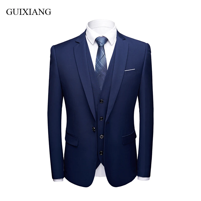 2018 New Arrival Style Men Boutique Leisure Suits High-quality Solid Slim Three-piece Suits Men's 20 Colors Blazers Coat S-6XL
2018 New Arrival Style Men Boutique Leisure Suits High-quality Solid Slim Three-piece Suits Men's 20 Colors Blazers Coat S-6XL