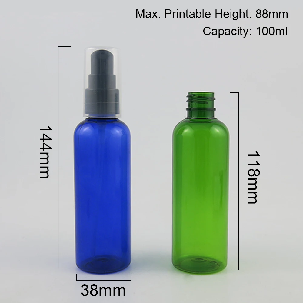 24 x 100ml Travel Refillable Lotion Cream Plastic Bottle with Plastic Pump 100cc PET Dispensing Cosmetic Bottle with Cap
24 x 100ml Travel Refillable Lotion Cream Plastic Bottle with Plastic Pump 100cc PET Dispensing Cosmetic Bottle with Cap