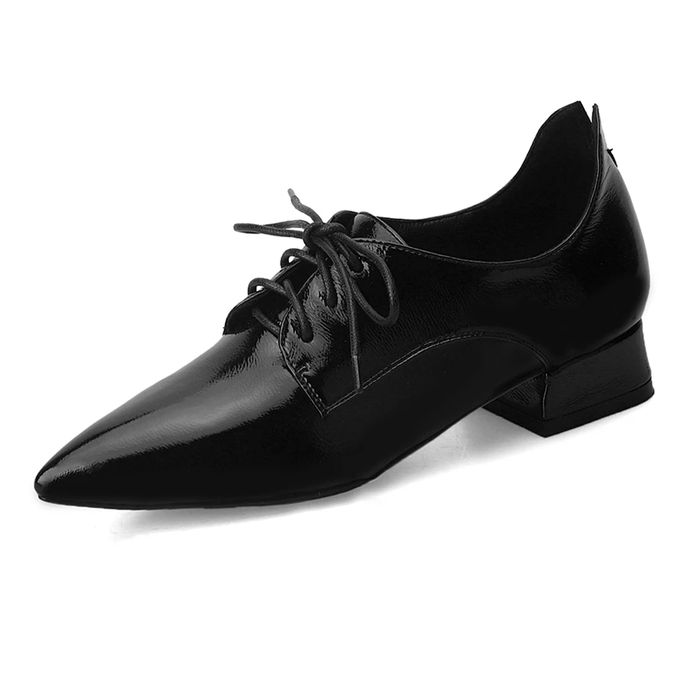 SIMLOVEYO Women's flats 2019 New arrival Spring summer Lace up Pointed toe Patent leather Cross tied PU Rubber Female mujer Red
SIMLOVEYO Women's flats 2019 New arrival Spring summer Lace up Pointed toe Patent leather Cross tied PU Rubber Female mujer Red