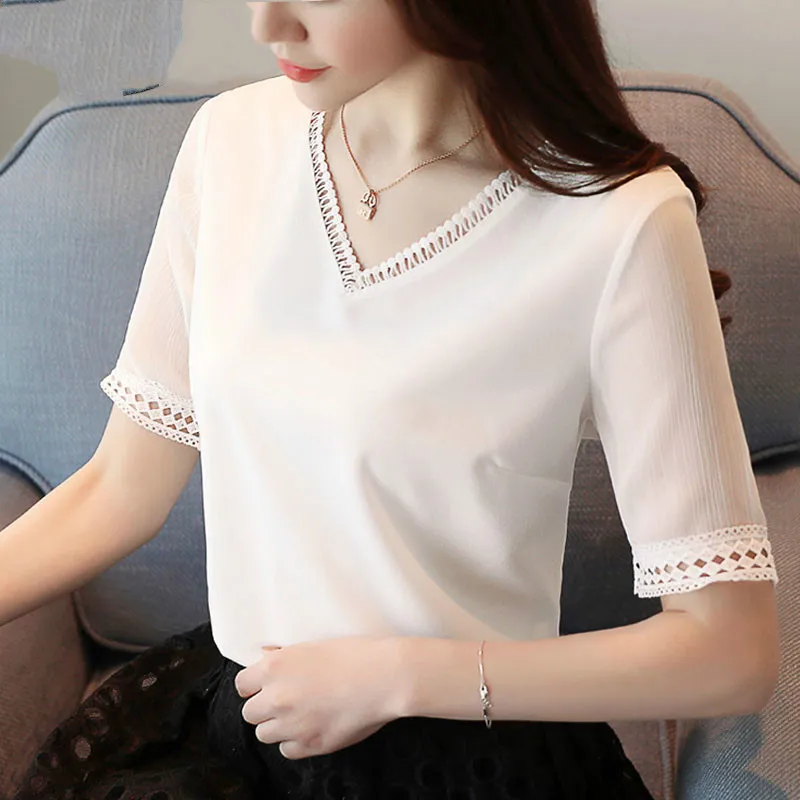 Women tops and blouses 2019 ladies tops chiffon blouse white blouse shirt short sleeve plus size
Women tops and blouses 2019 ladies tops chiffon blouse white blouse shirt short sleeve plus size