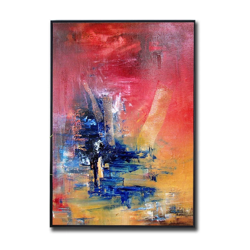 100% Hand Painted Oil Painting Modern Abstract Colorful New Design Artwork Canvas Handmade Unframed Oi Painting For Living Room
100% Hand Painted Oil Painting Modern Abstract Colorful New Design Artwork Canvas Handmade Unframed Oi Painting For Living Room