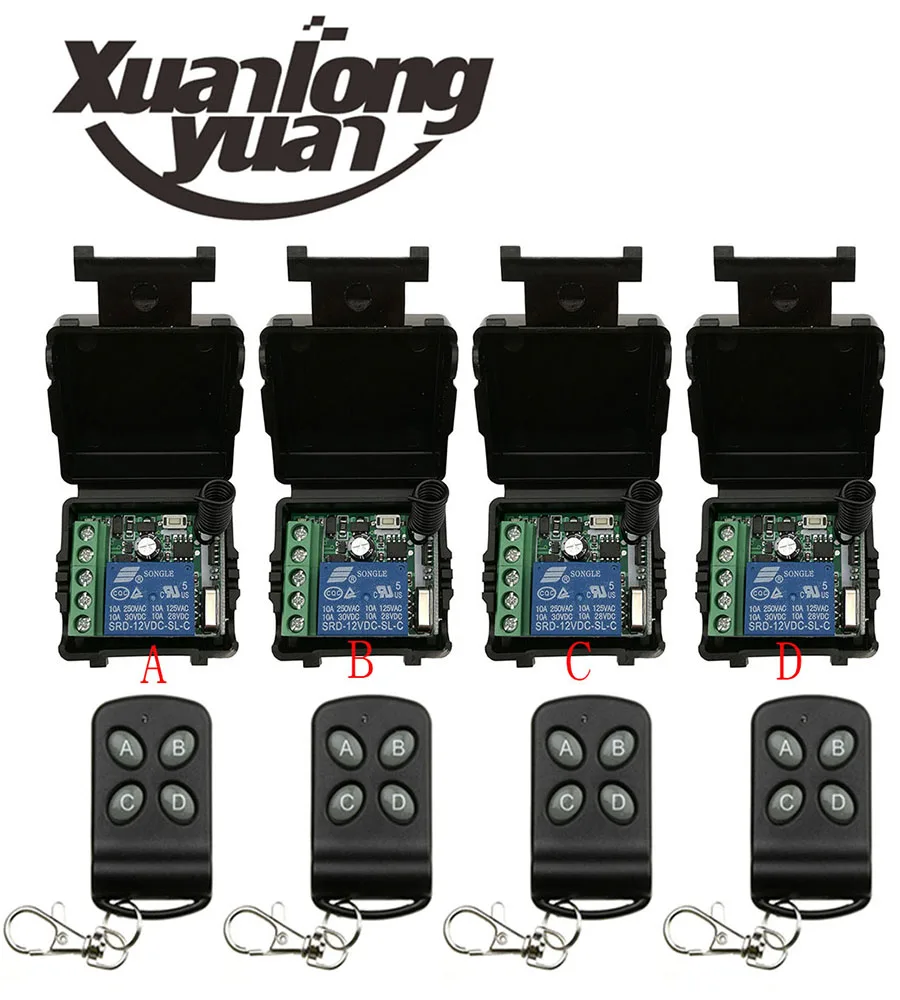 Xuanlongyuan DC12V 1CH Беспроводная система дистанционного управления передатчик и приемник Универсальный ворот дистанционное управление/радиопри...
Xuanlongyuan DC12V 1CH Беспроводная система дистанционного управления передатчик и приемник Универсальный ворот дистанционное управление/радиопри...