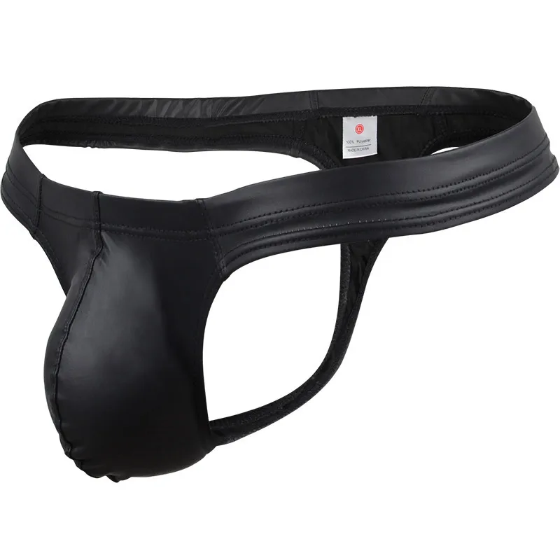Sexy Gay Underwear Men G-string Thongs Leather Lingerie Man Solid Low Waist U Convex Pouch T-panties cueca calzoncillo M-XXL
Sexy Gay Underwear Men G-string Thongs Leather Lingerie Man Solid Low Waist U Convex Pouch T-panties cueca calzoncillo M-XXL
