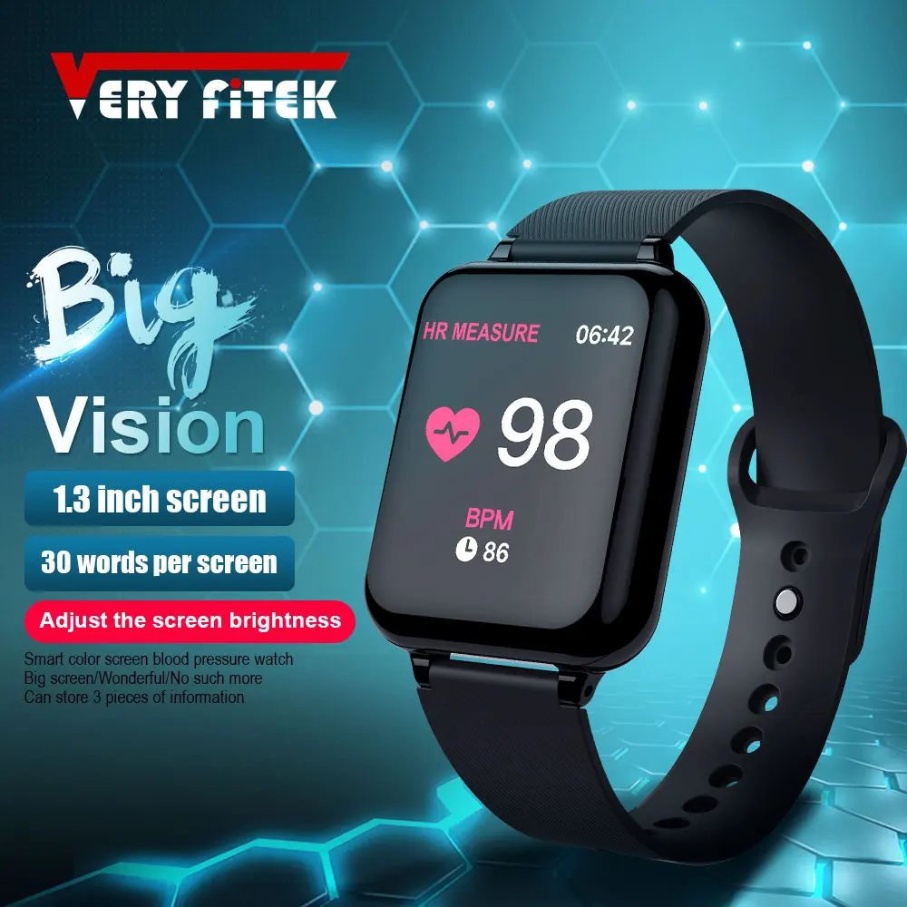 VERYFiTEK AW4B Smart Watch Blood Pressure Oxygen Fitness Bracelet Watch Heart Rate Monitor IP67 Men Women Sport Smart watch
VERYFiTEK AW4B Smart Watch Blood Pressure Oxygen Fitness Bracelet Watch Heart Rate Monitor IP67 Men Women Sport Smart watch