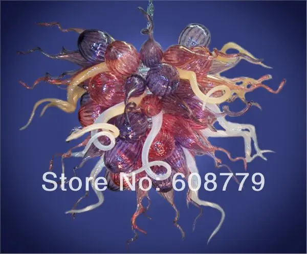 Free Shipping Wholesale House Decorative Blown Glass Home Chandeliers