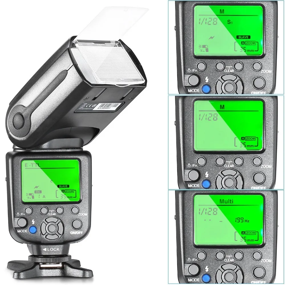 Neewer NW565EX Professional E-TTL Slave Flash Speedlite Kit for Canon DSLR Cameras- With Auto-Focus Flash+2.4G Wireless Trigger
Neewer NW565EX Professional E-TTL Slave Flash Speedlite Kit for Canon DSLR Cameras- With Auto-Focus Flash+2.4G Wireless Trigger