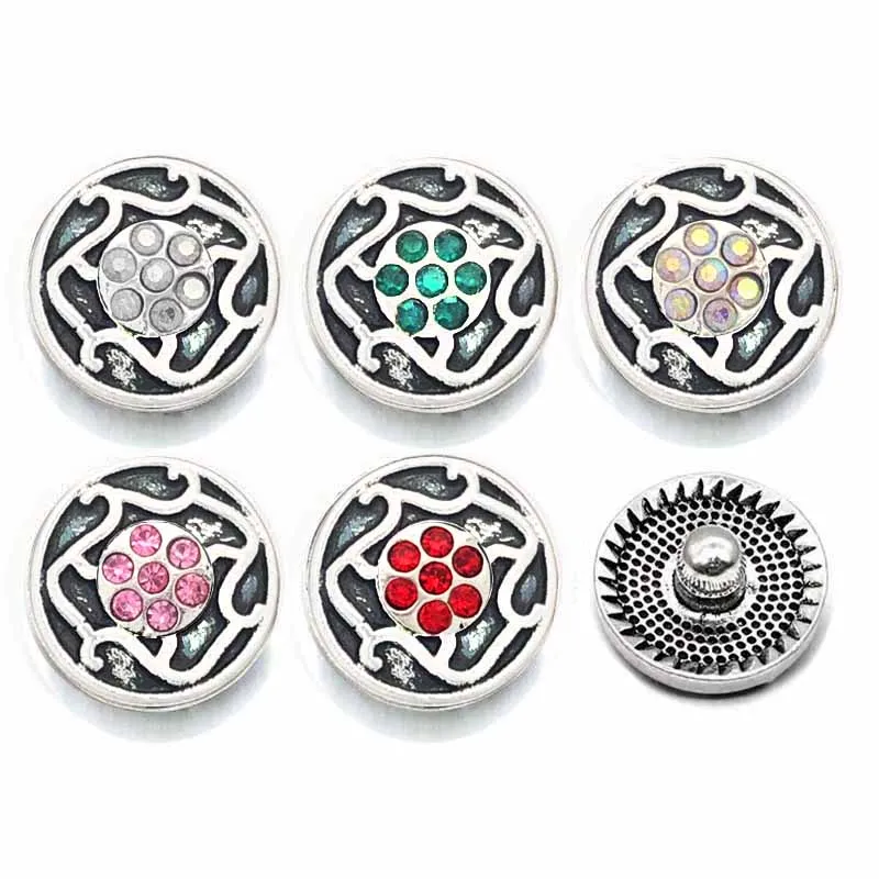 Wholesale Crystal Flower 044 Rhinestones Metal Snap Buttons Fit 12mm Snap button bracelets Earrings necklace For women
Wholesale Crystal Flower 044 Rhinestones Metal Snap Buttons Fit 12mm Snap button bracelets Earrings necklace For women