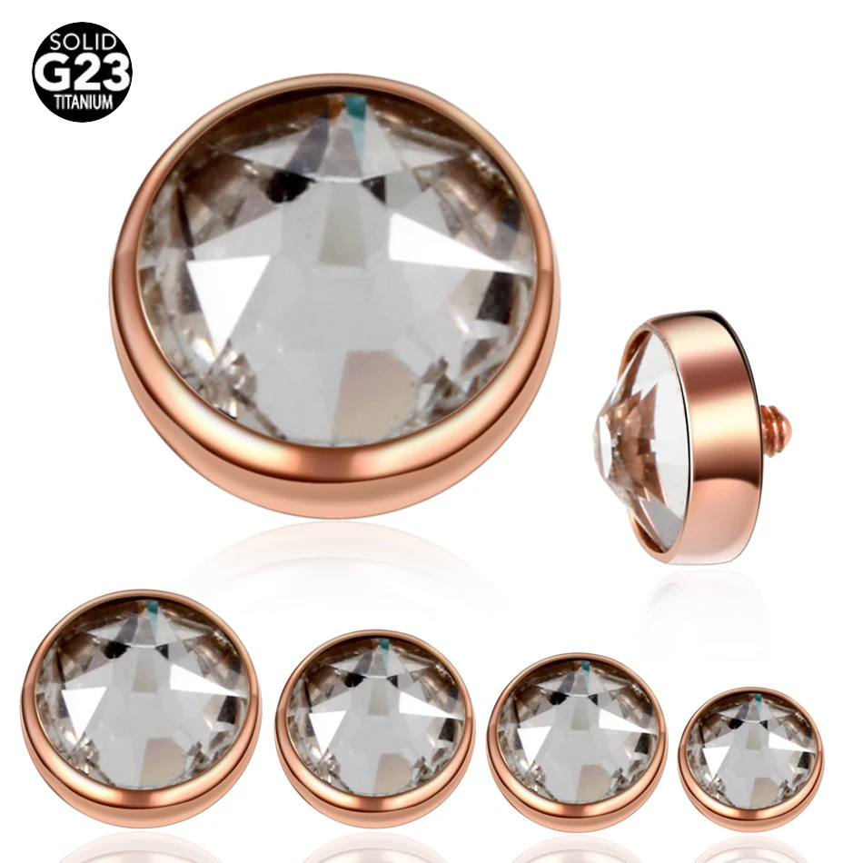 1PC G23 Solid Titanium Micro Dermal Anchor Top Dermal Skin Diver Surface Piercings Crystal Hide Top Gauges BodyJewelry
1PC G23 Solid Titanium Micro Dermal Anchor Top Dermal Skin Diver Surface Piercings Crystal Hide Top Gauges BodyJewelry